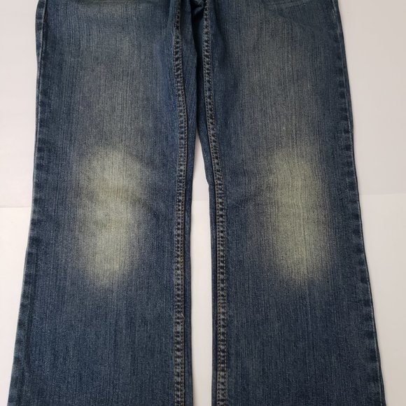 Aeropostale Jeans Chelsea Bootcut Y2K Low Rise Denim Womens Size 3/4 Short - Picture 7 of 16
